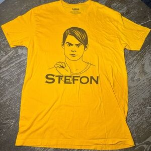 Stefon Yellow Graphic Tee